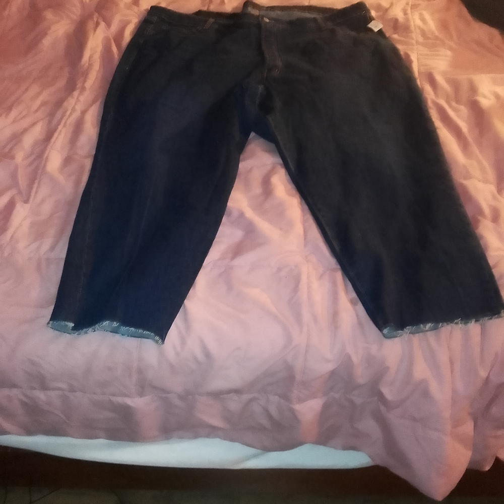 Stylish Dark Blue Ankle Jeans